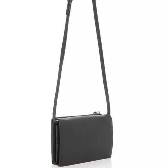 ALL SAINTS  Navy Fetch Chain Leather Crossbody Bag - Picture 8 of 8
